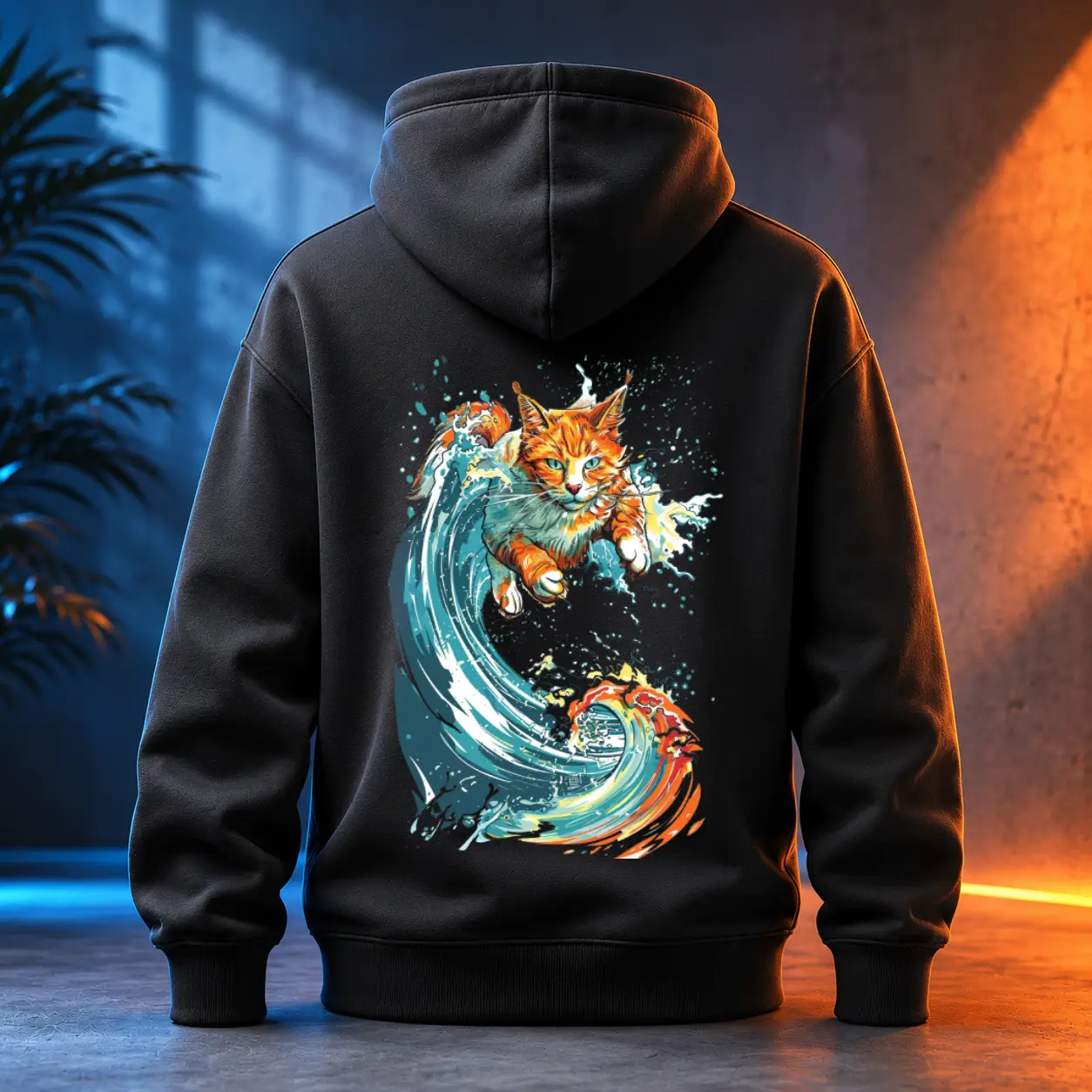 Unisex mikina - Ocean Cat