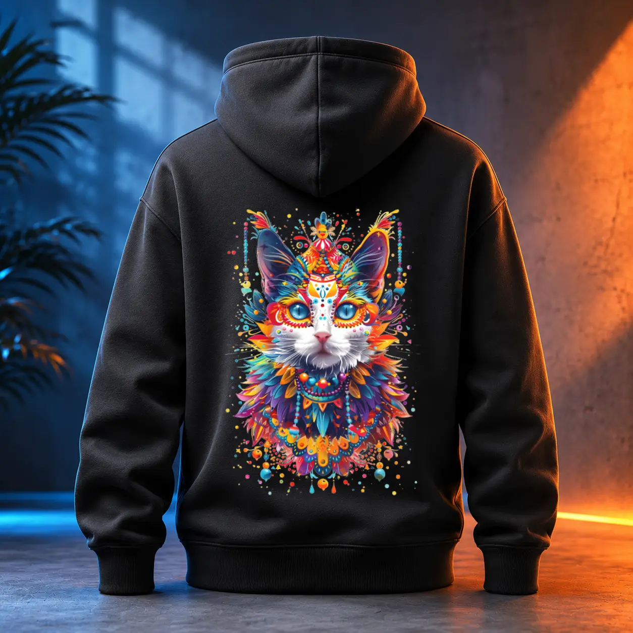 Unisex mikina - Carneval Cat