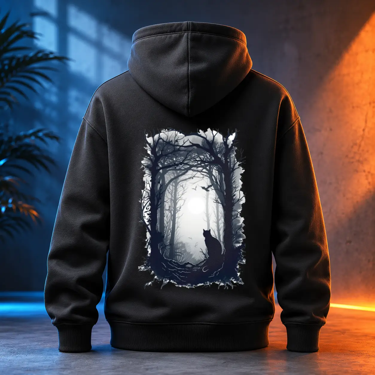 Unisex mikina - Enchanted Cat