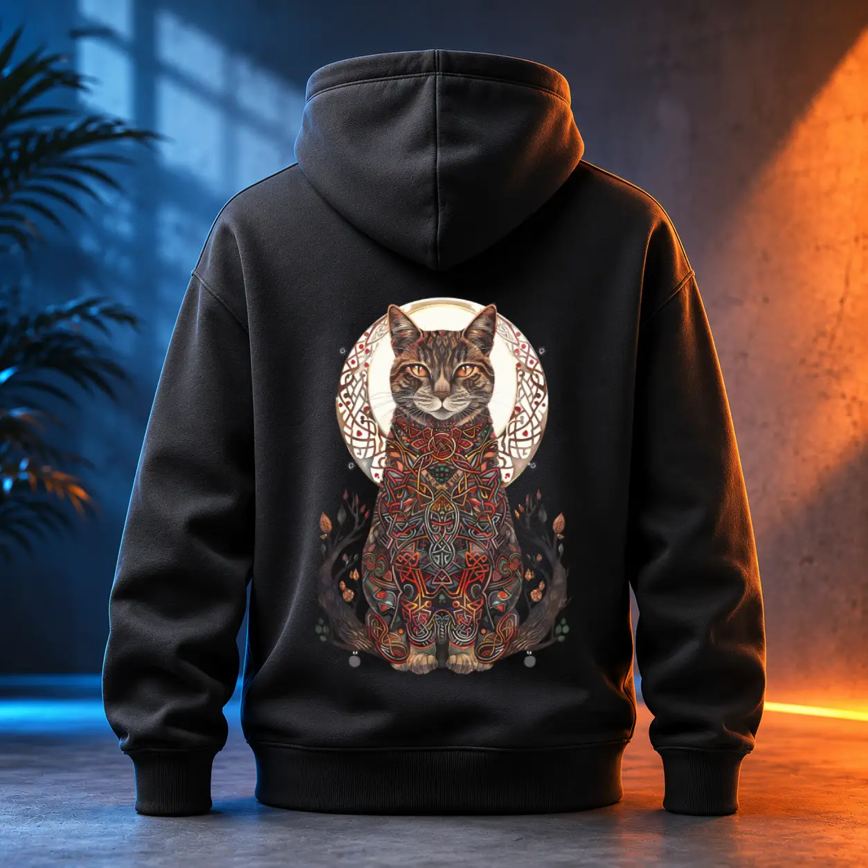 Unisex mikina - Celtic Cat