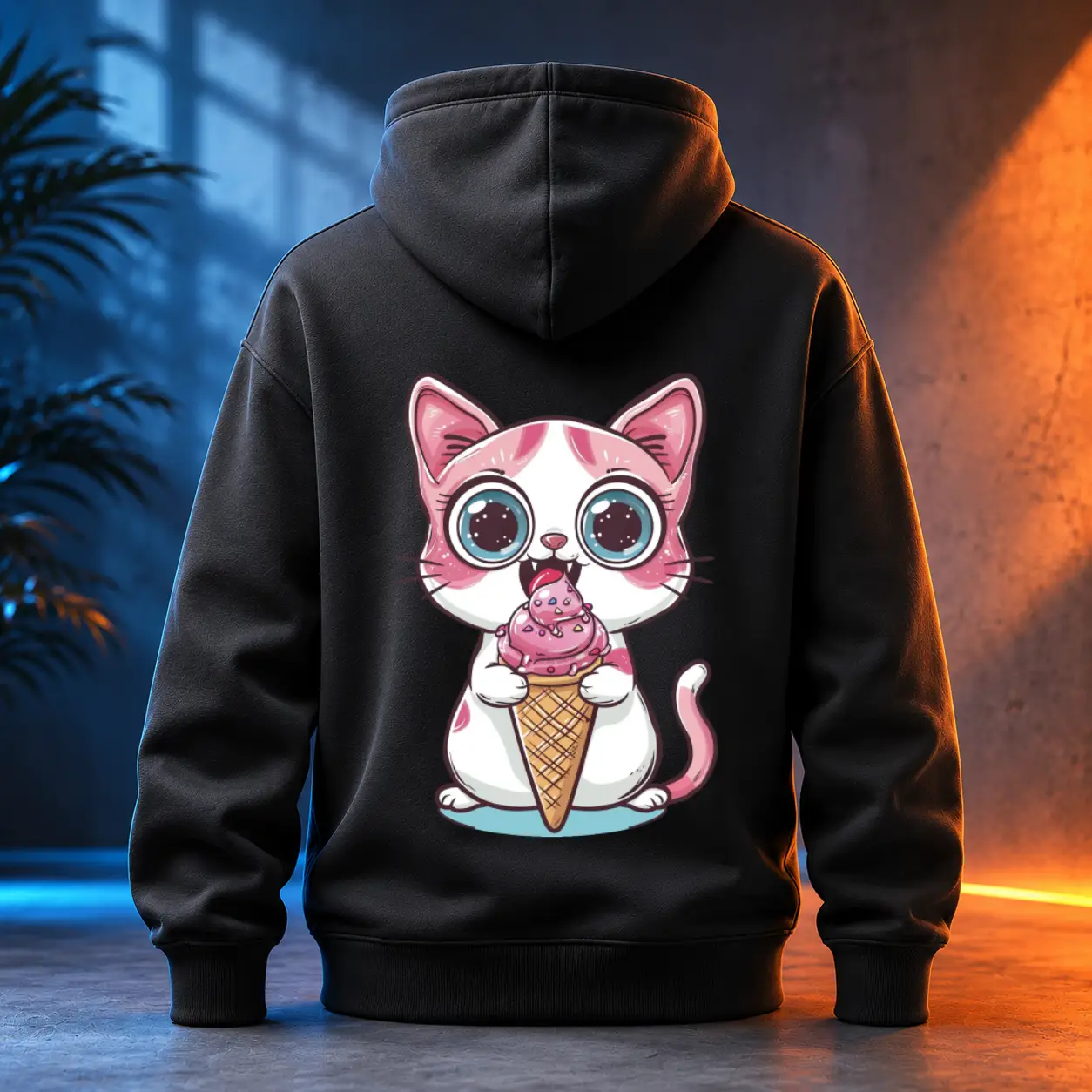 Unisex mikina - Ice Cream Cat