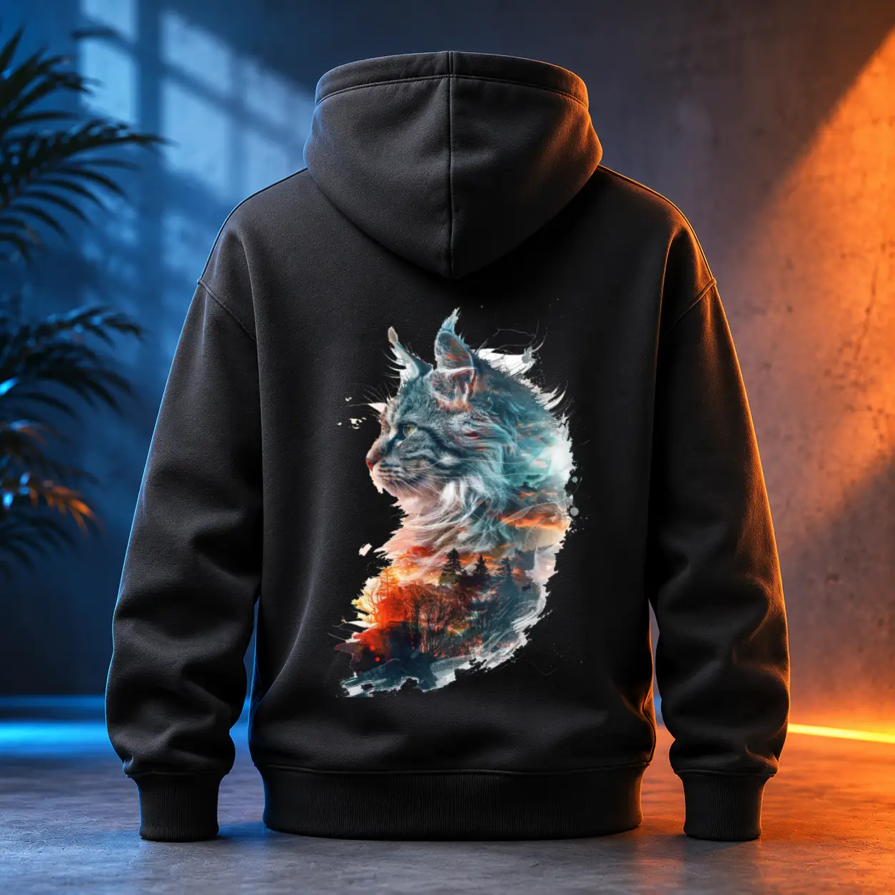 Unisex mikina - Twilight Cat