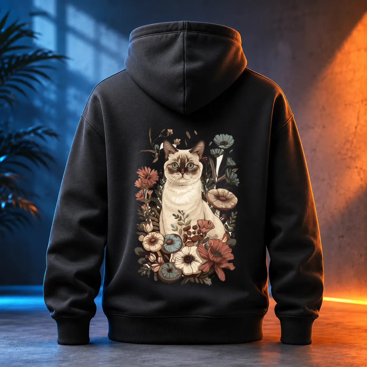 Unisex mikina - Blossom Cat