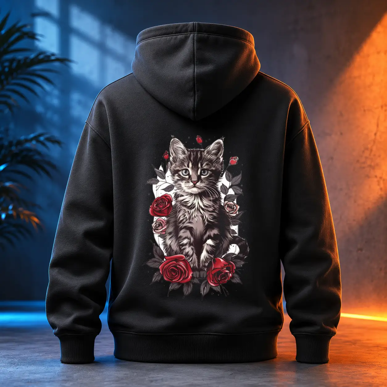Unisex mikina - Rose Kitten