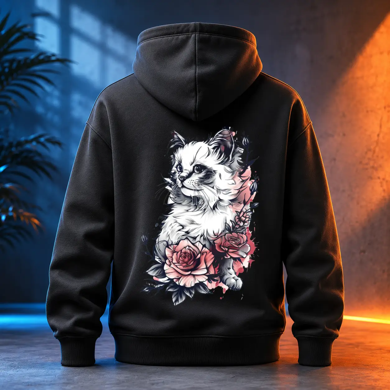 Unisex mikina - Garden Cat