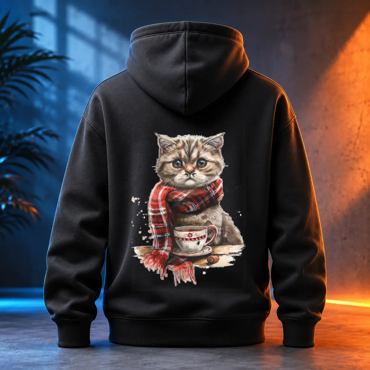 Unisex mikina - Tea Cat