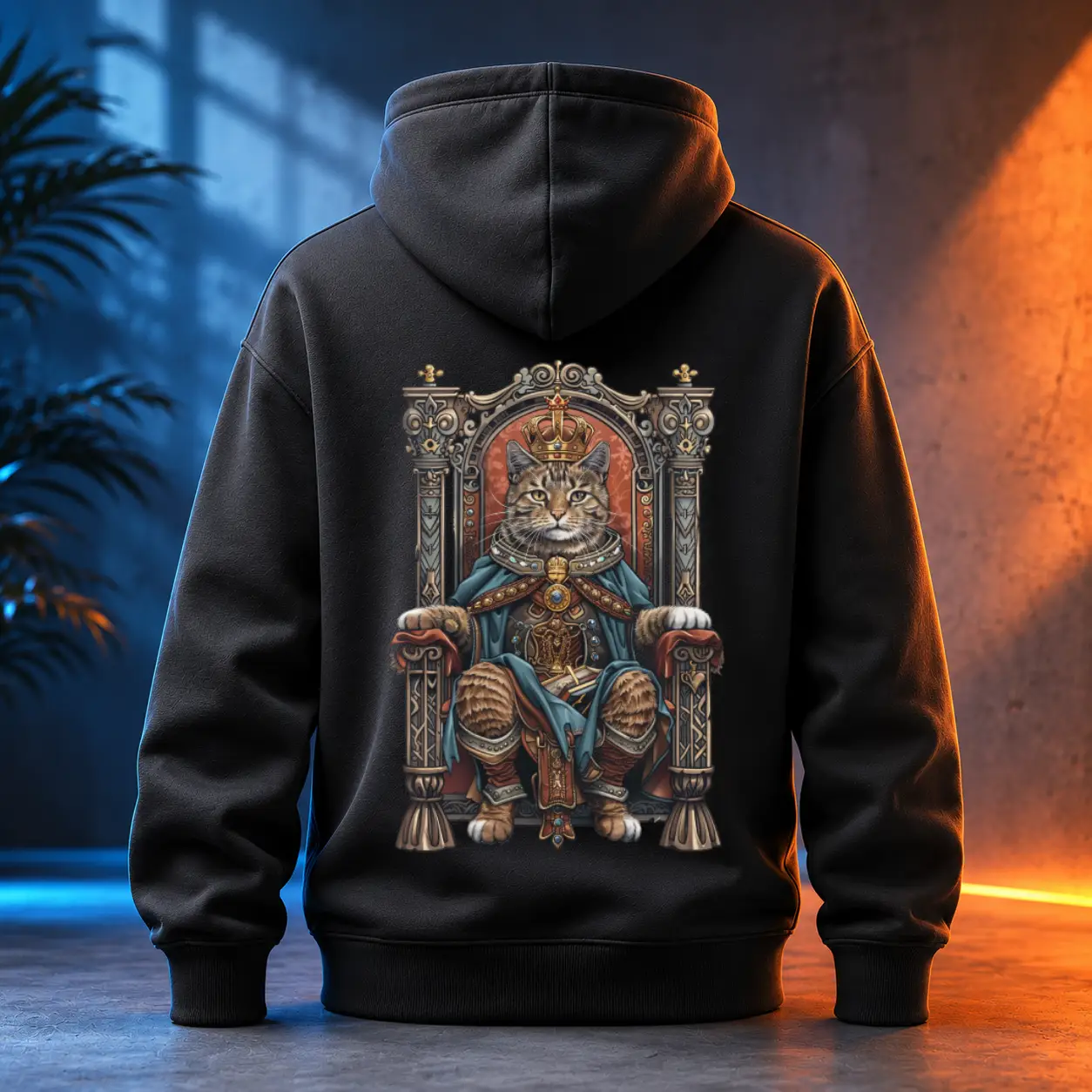 Unisex mikina - Regal Cat