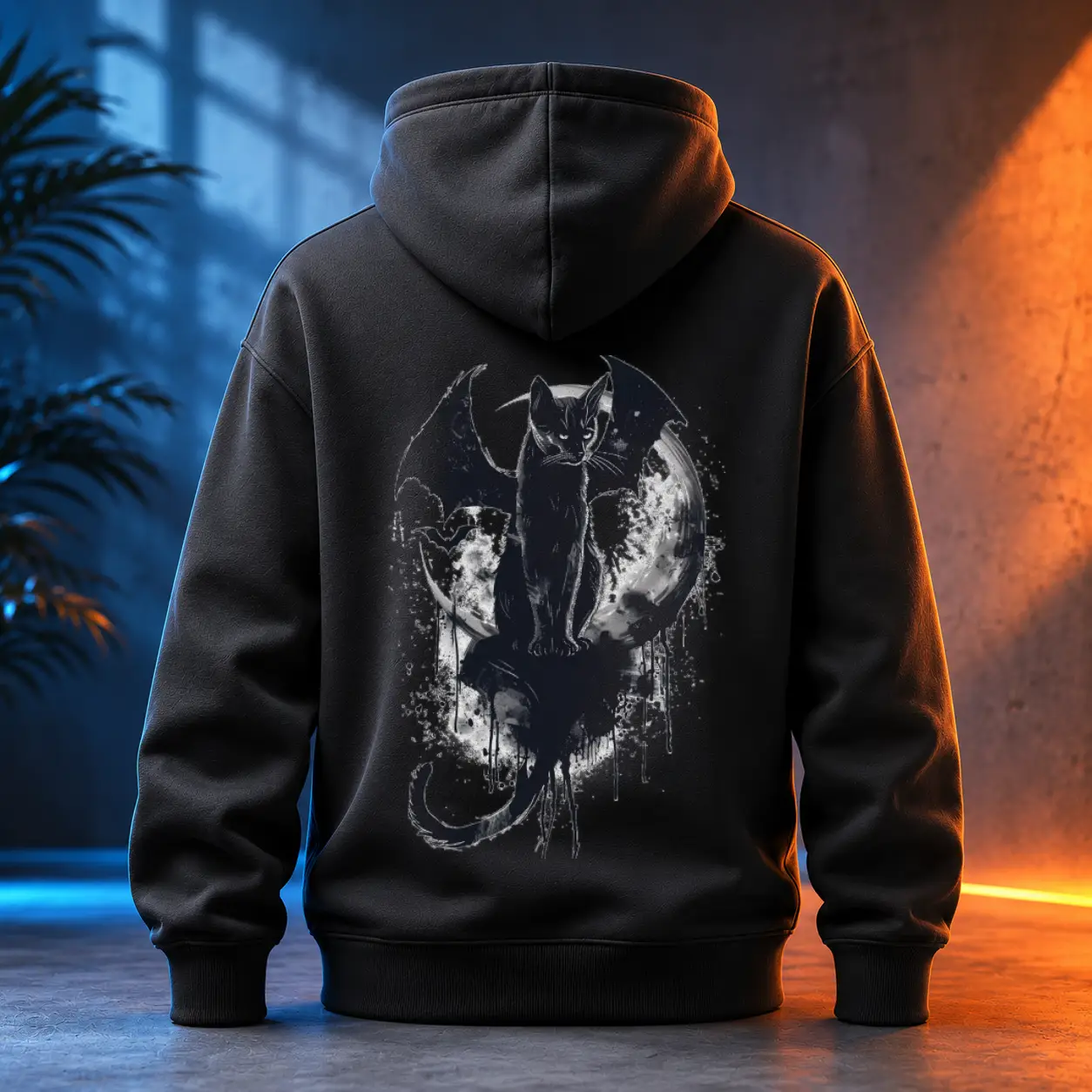 Unisex mikina - Bat Cat