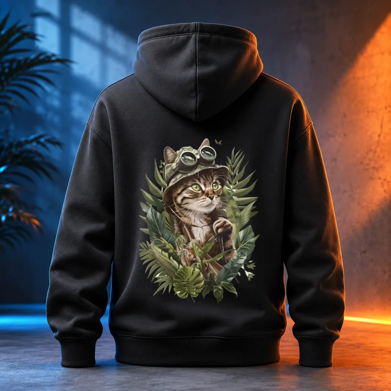 Unisex mikina - Safari Cat