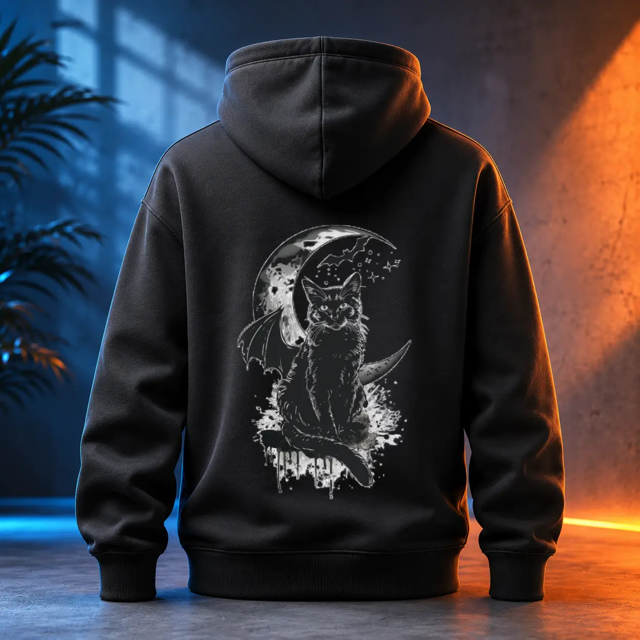 Unisex mikina - Dark Cat