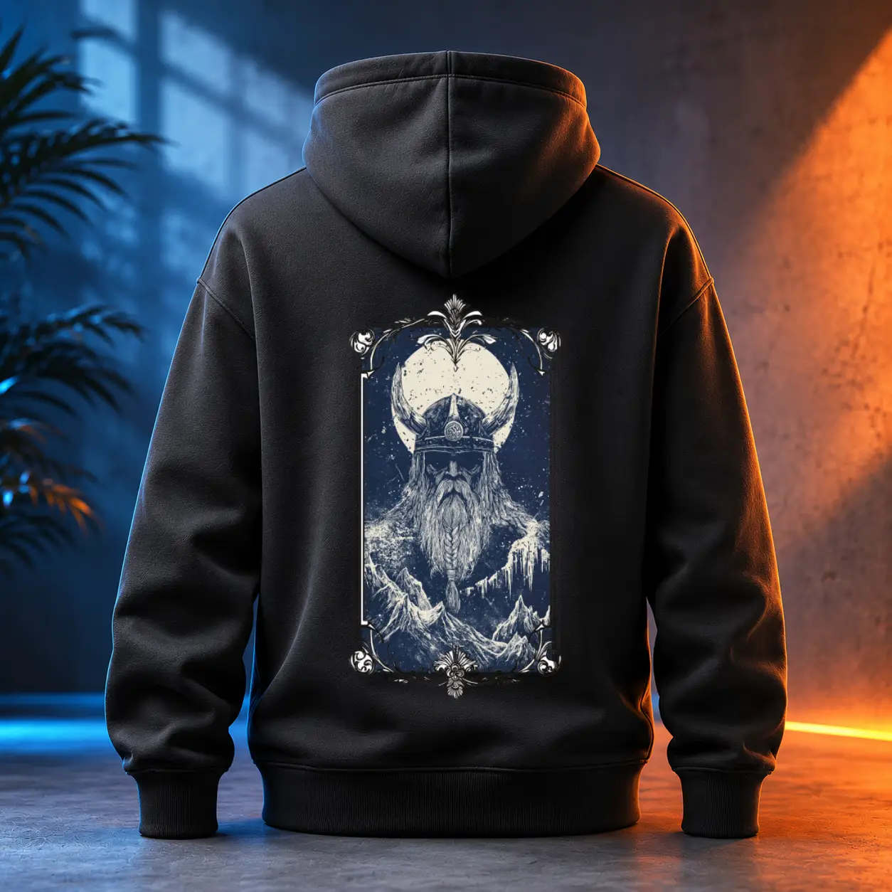 Unisex mikina - Vikingský strážce Severu