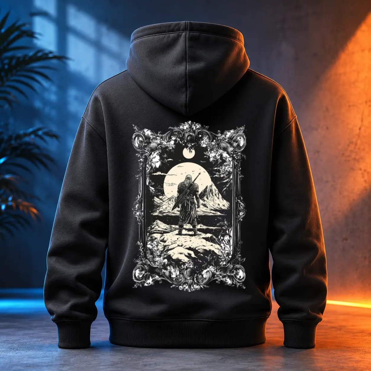 Unisex mikina - Viking a temnota