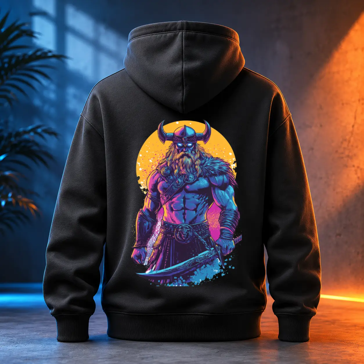 Unisex mikina - Retro Viking