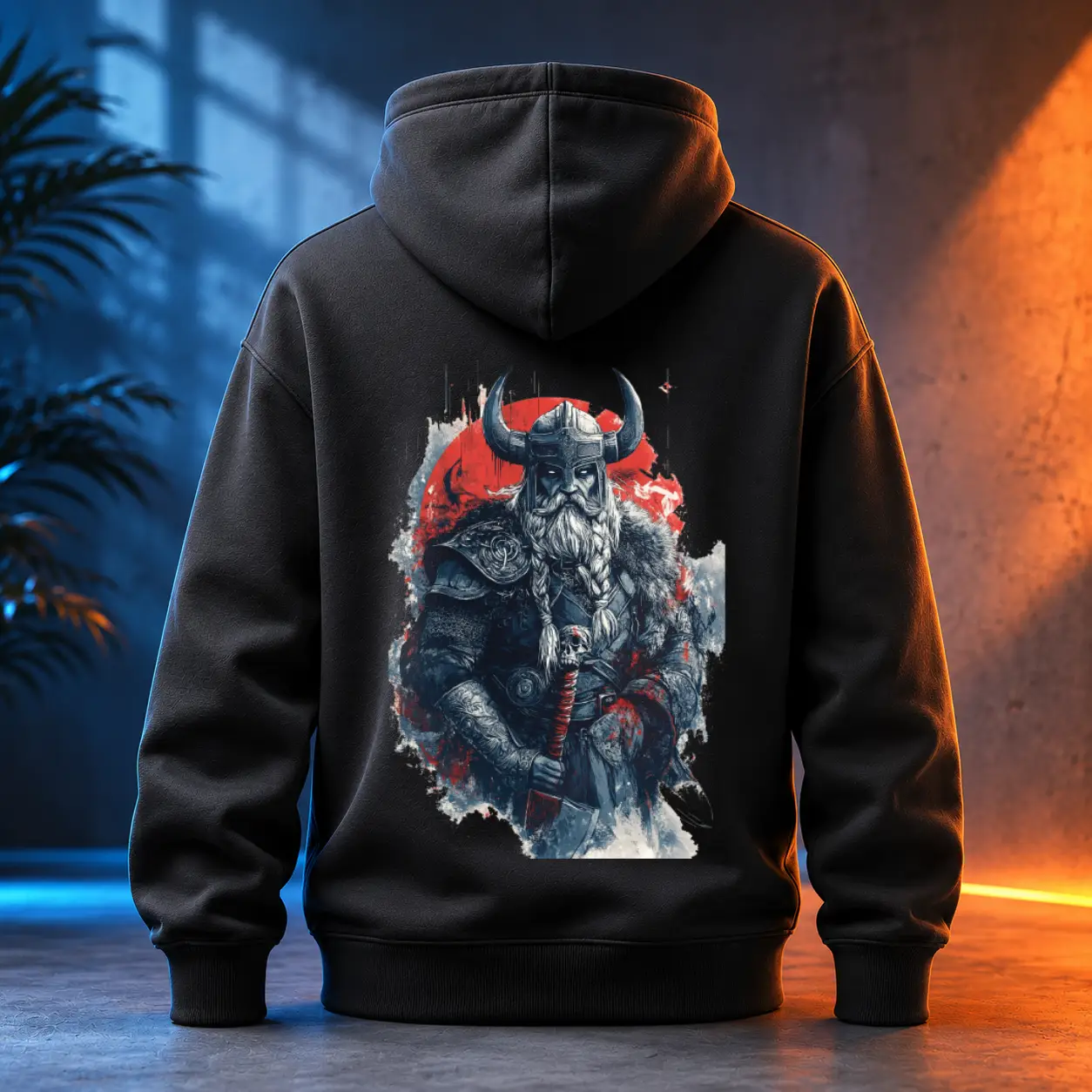 Unisex mikina - Severský úsvit Vikingů