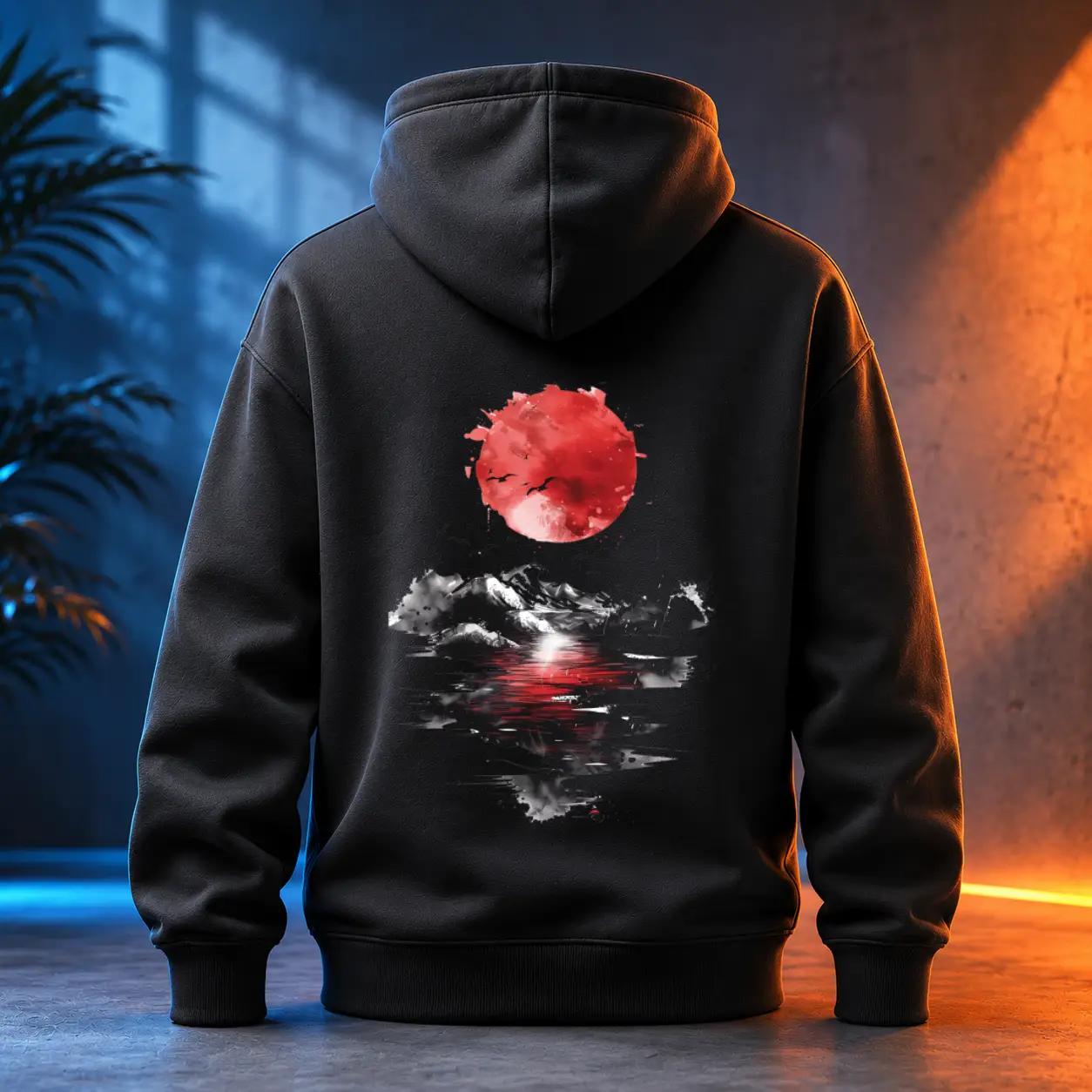 Unisex mikina - Japonská příroda