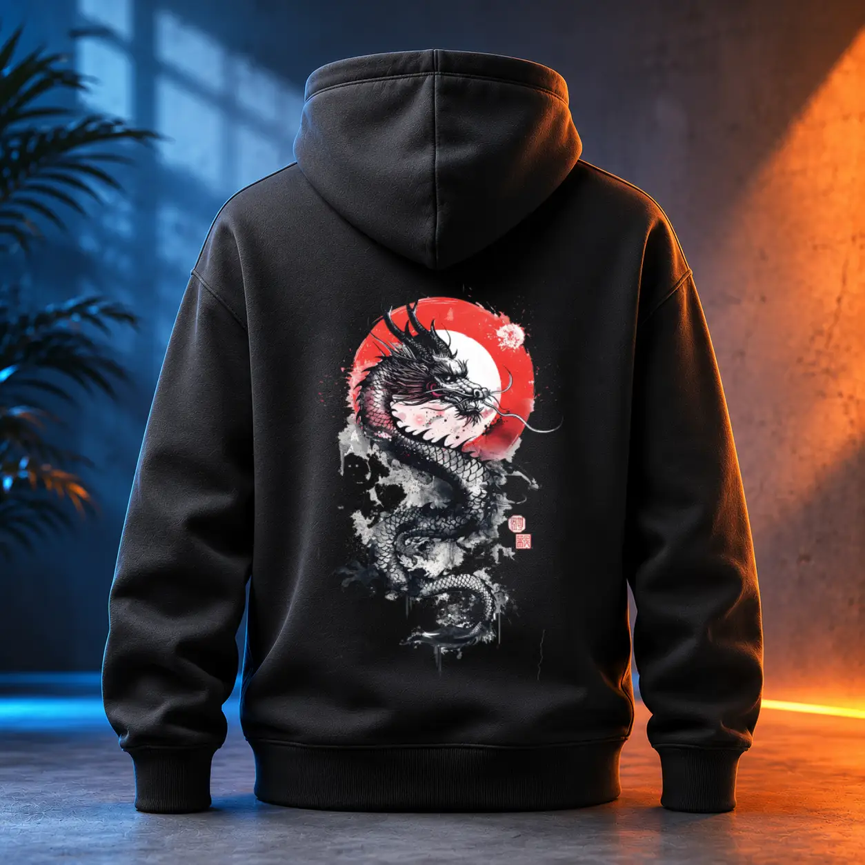 Unisex mikina - Japonský drak