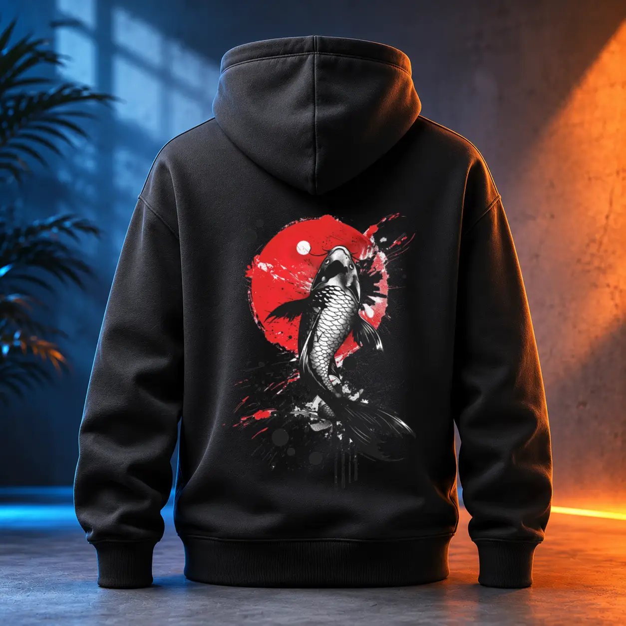 Unisex mikina - Japonský Koi kapr