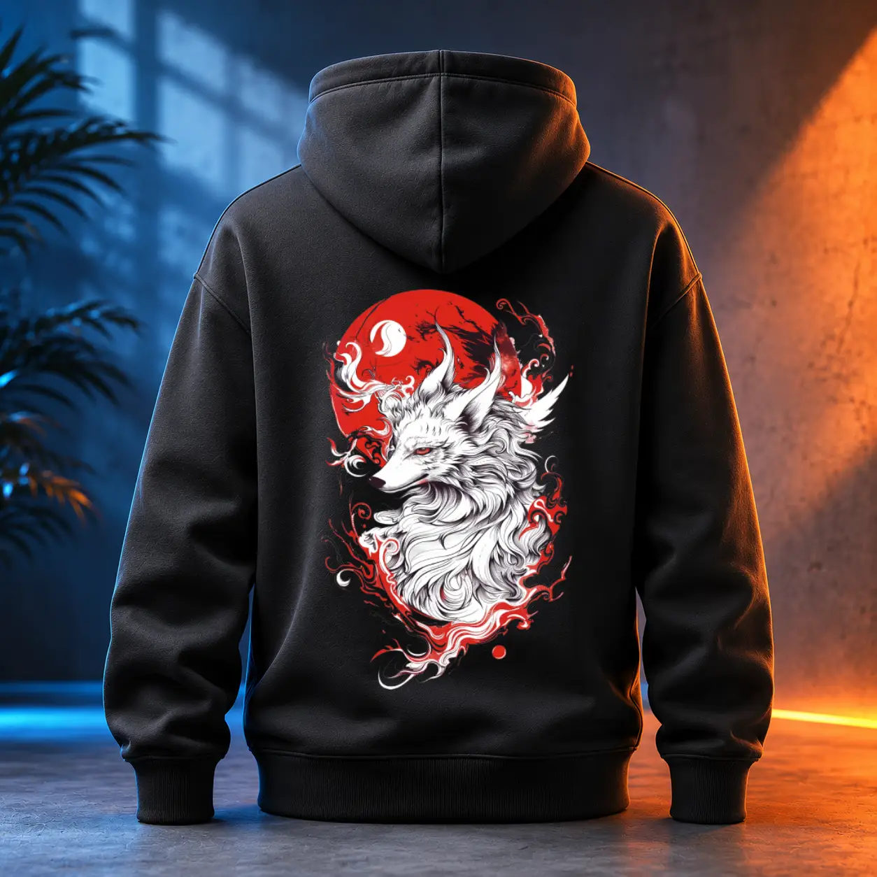 Unisex mikina - Bludná Kitsune