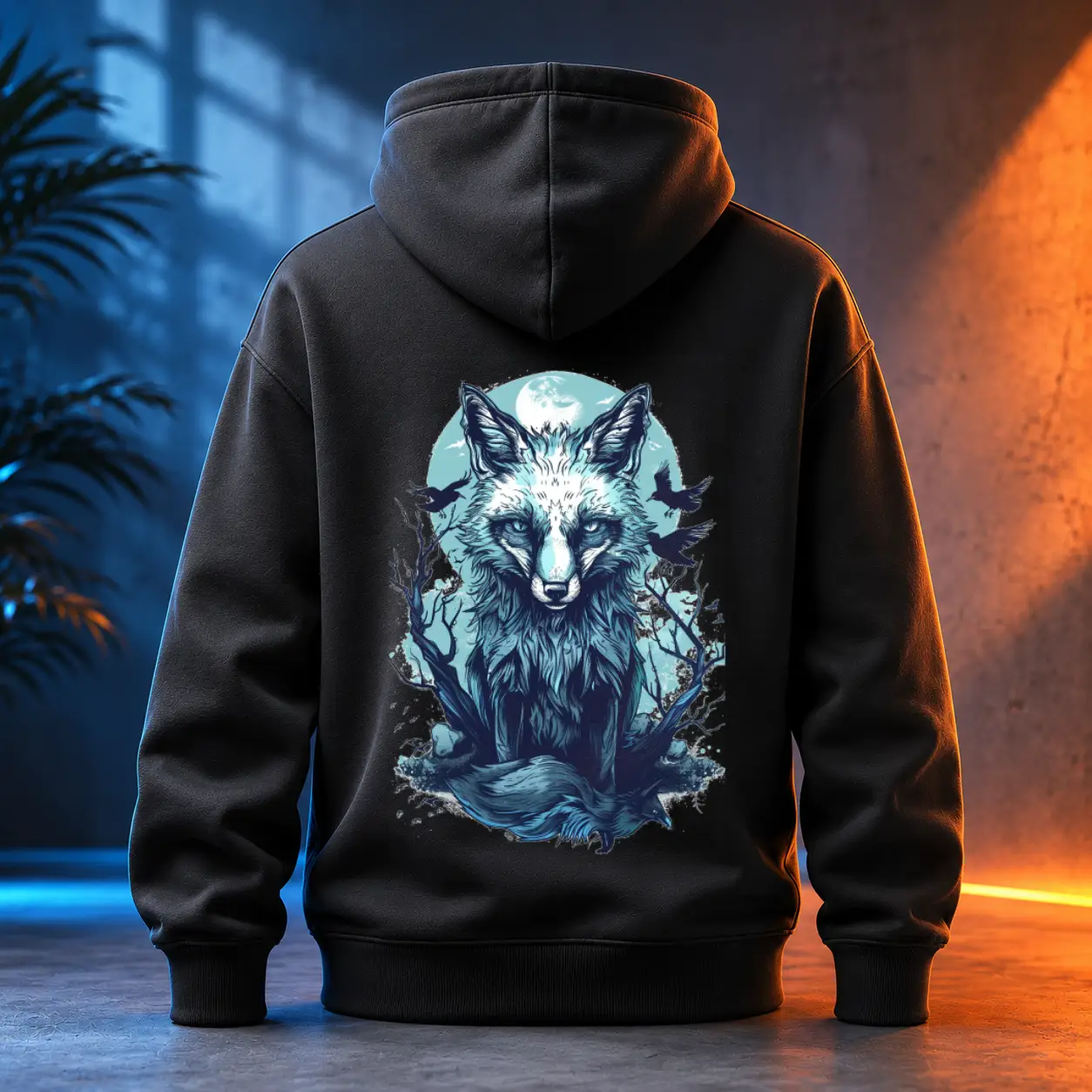 Unisex mikina - Prokletá lesní liška