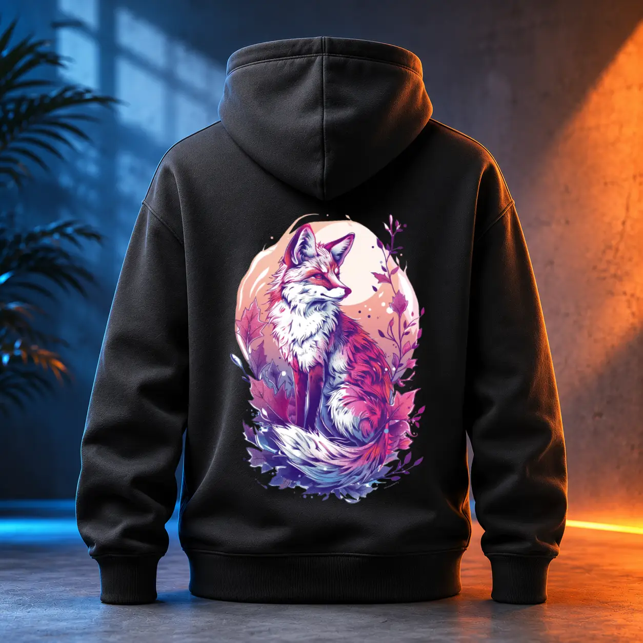 Unisex mikina - Záhadná toulavá liška