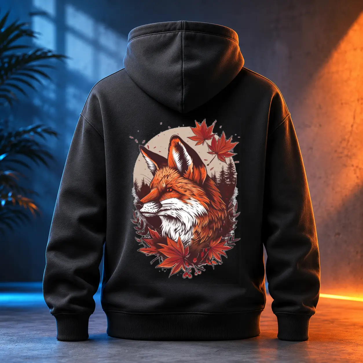 Unisex mikina - Liška podzimu