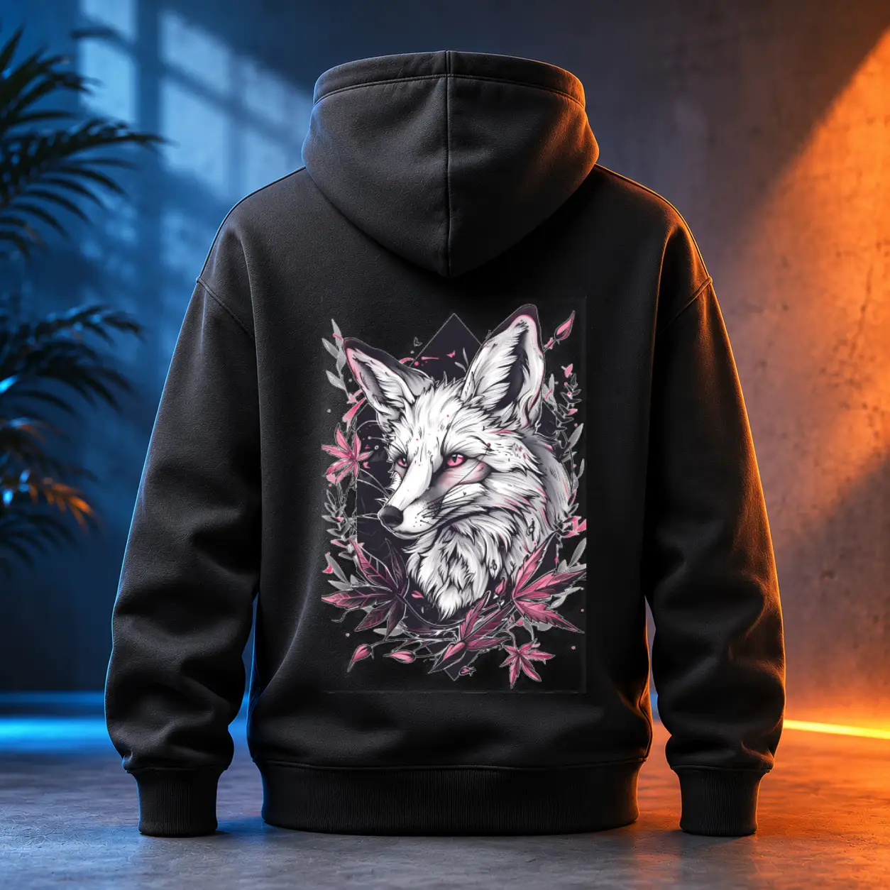 Unisex mikina - Polární ledová liška