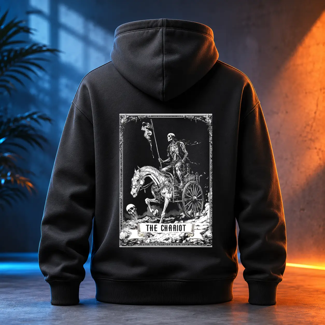 Unisex mikina - The Chariot - Vůz - Tarot - Velká Arkána