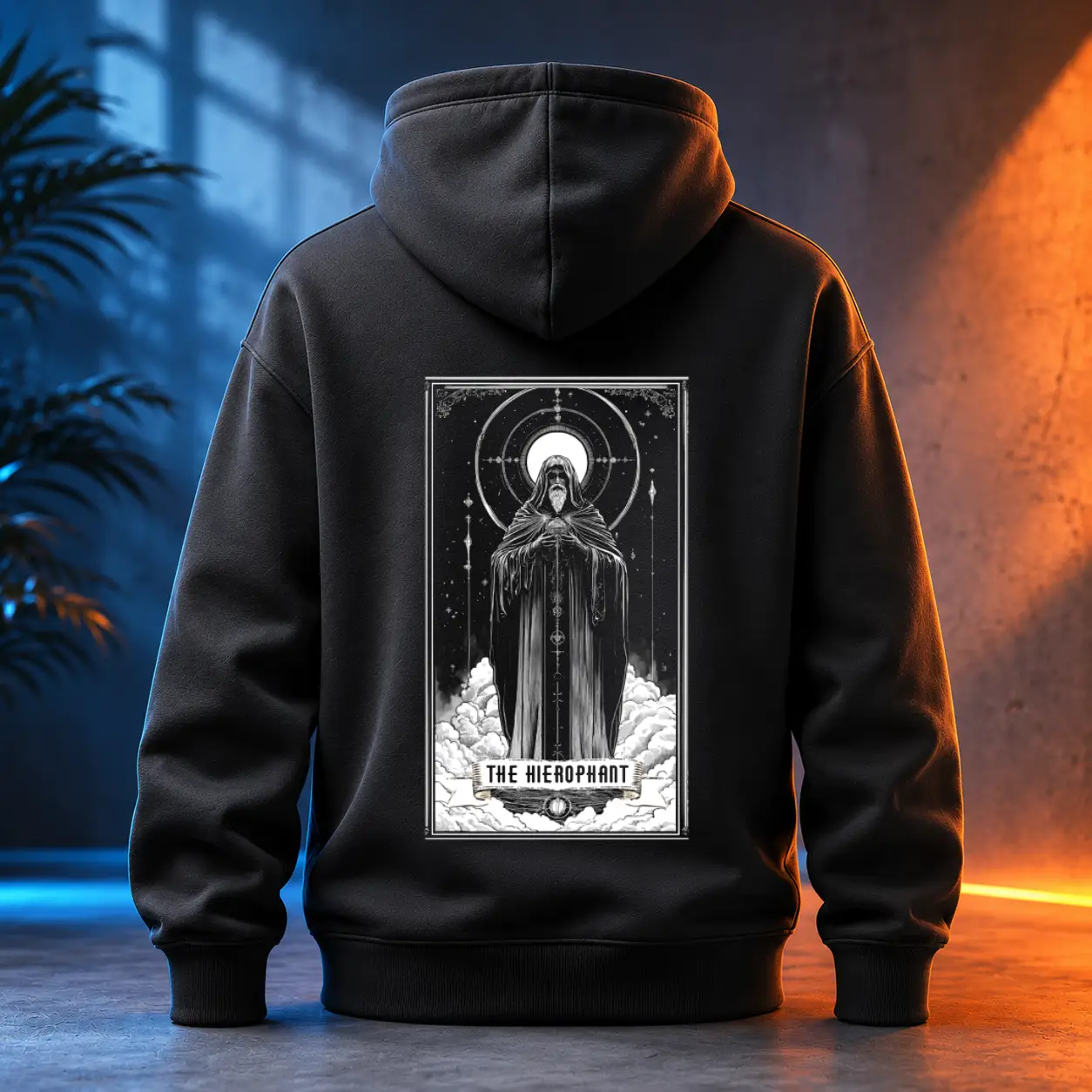 Unisex mikina - The Hierophant - Velekněz - Tarot - Velká Arkána