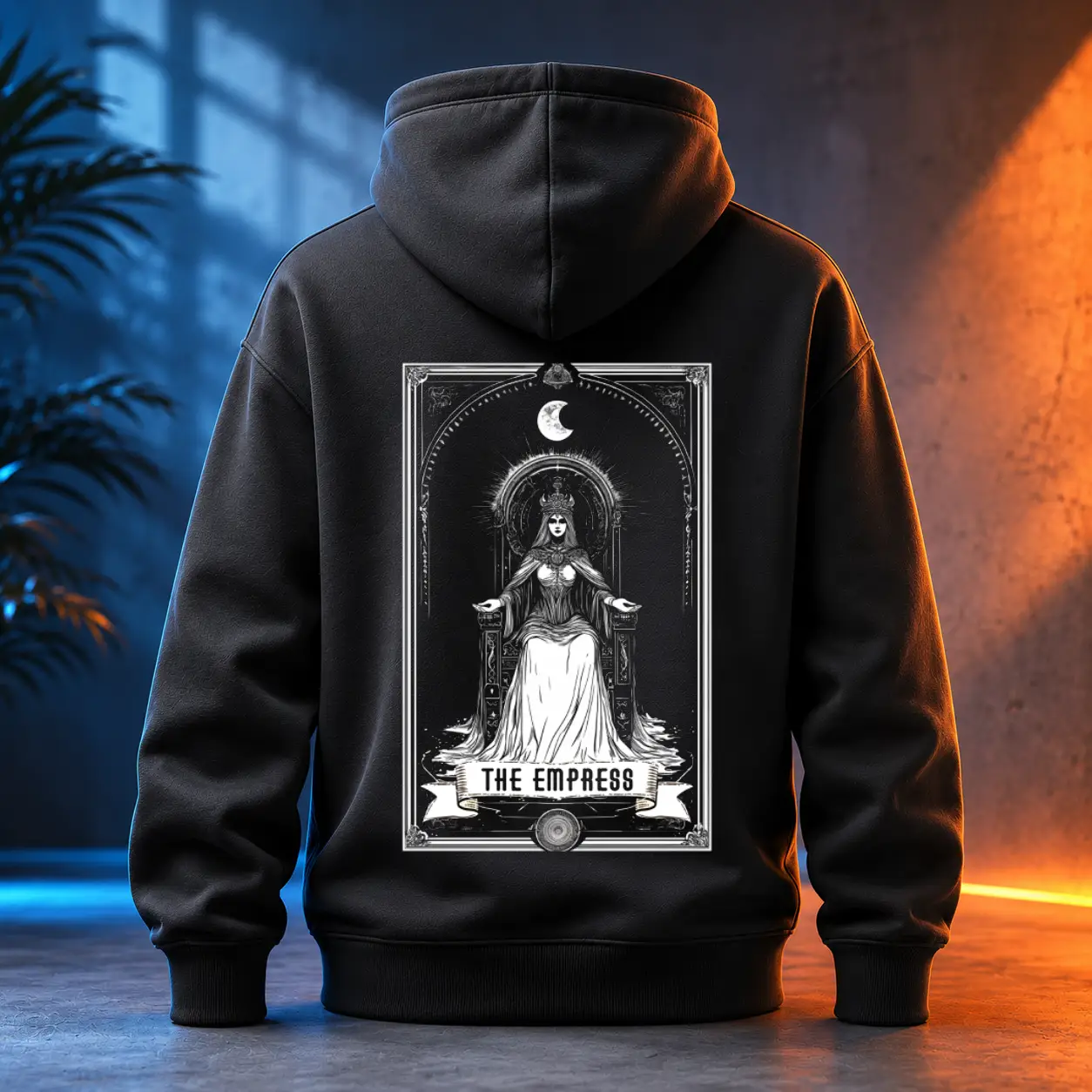 Unisex mikina - The Empress - Císařovna - Tarot - Velká Arkána