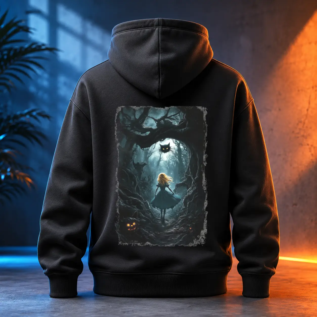 Unisex mikina - Alenka a šílenství – Alice & Madness