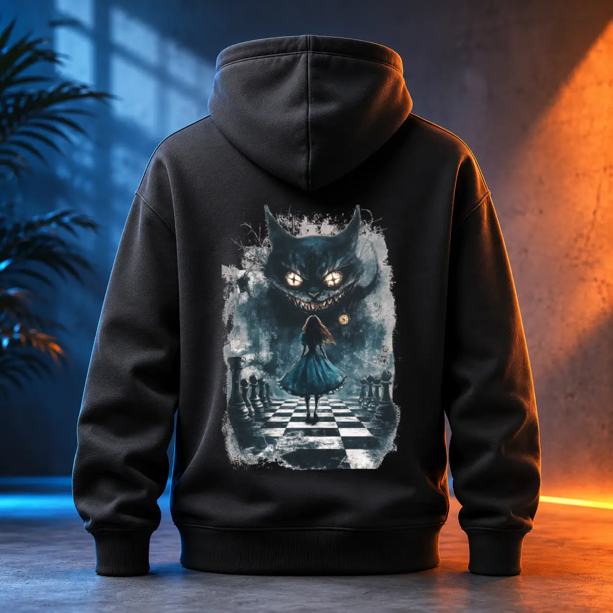 Unisex mikina - Kočka, co tu možná není – The Cat That Might Not Be