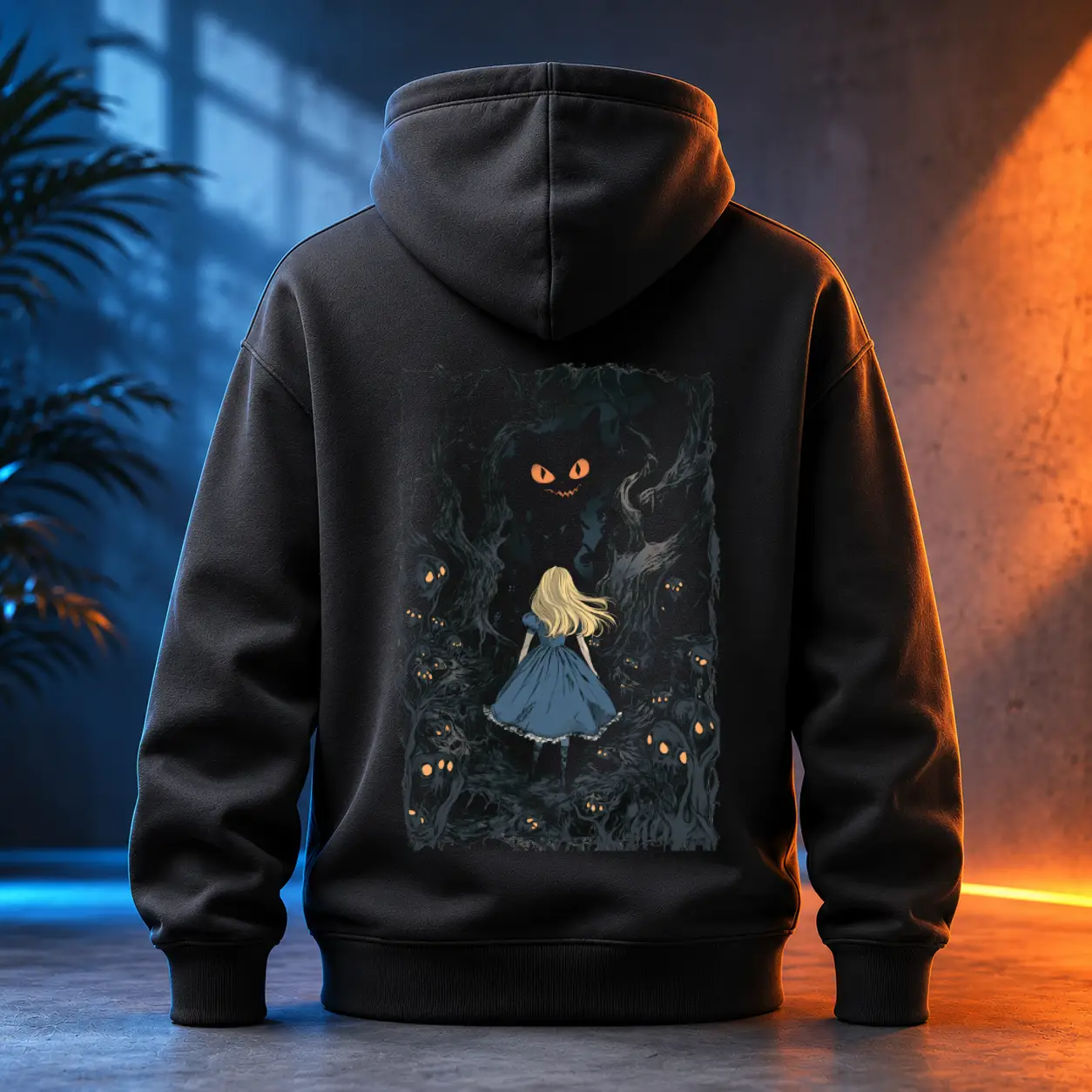 Unisex mikina - Ztracená v říši divů – Lost in Wonderland