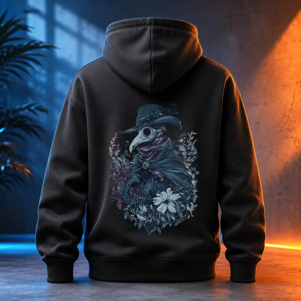 Unisex mikina - Černé Proroctví – Plague Doctor - Morový Doktor