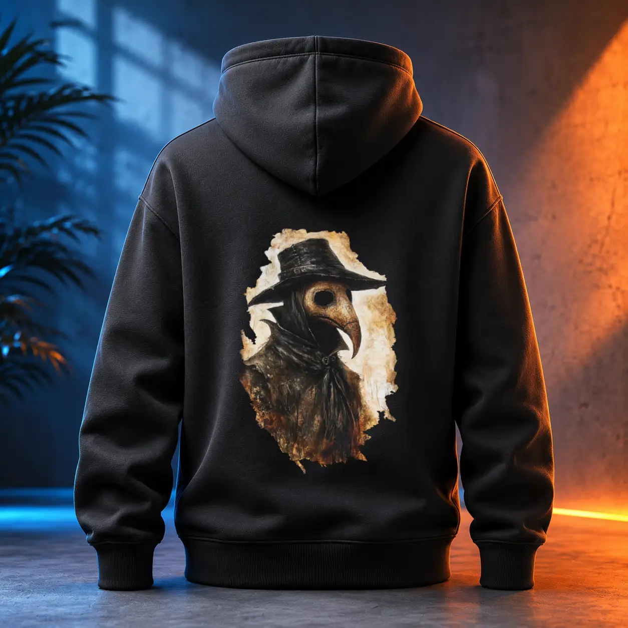 Unisex mikina - Pán Nákazy – Plague Doctor - Morový Doktor