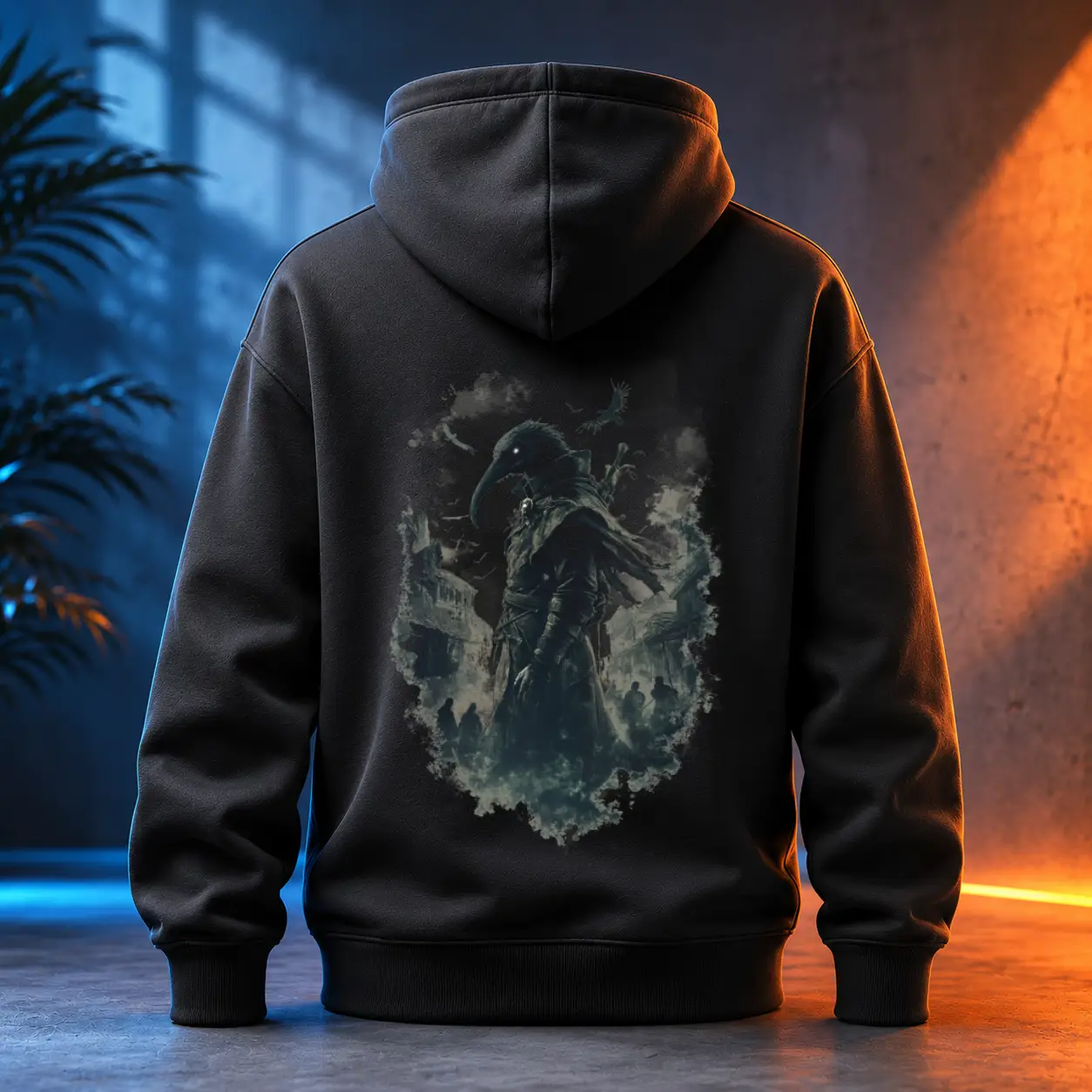 Unisex mikina - Pohřební Chirurg – Plague Doctor - Morový Doktor