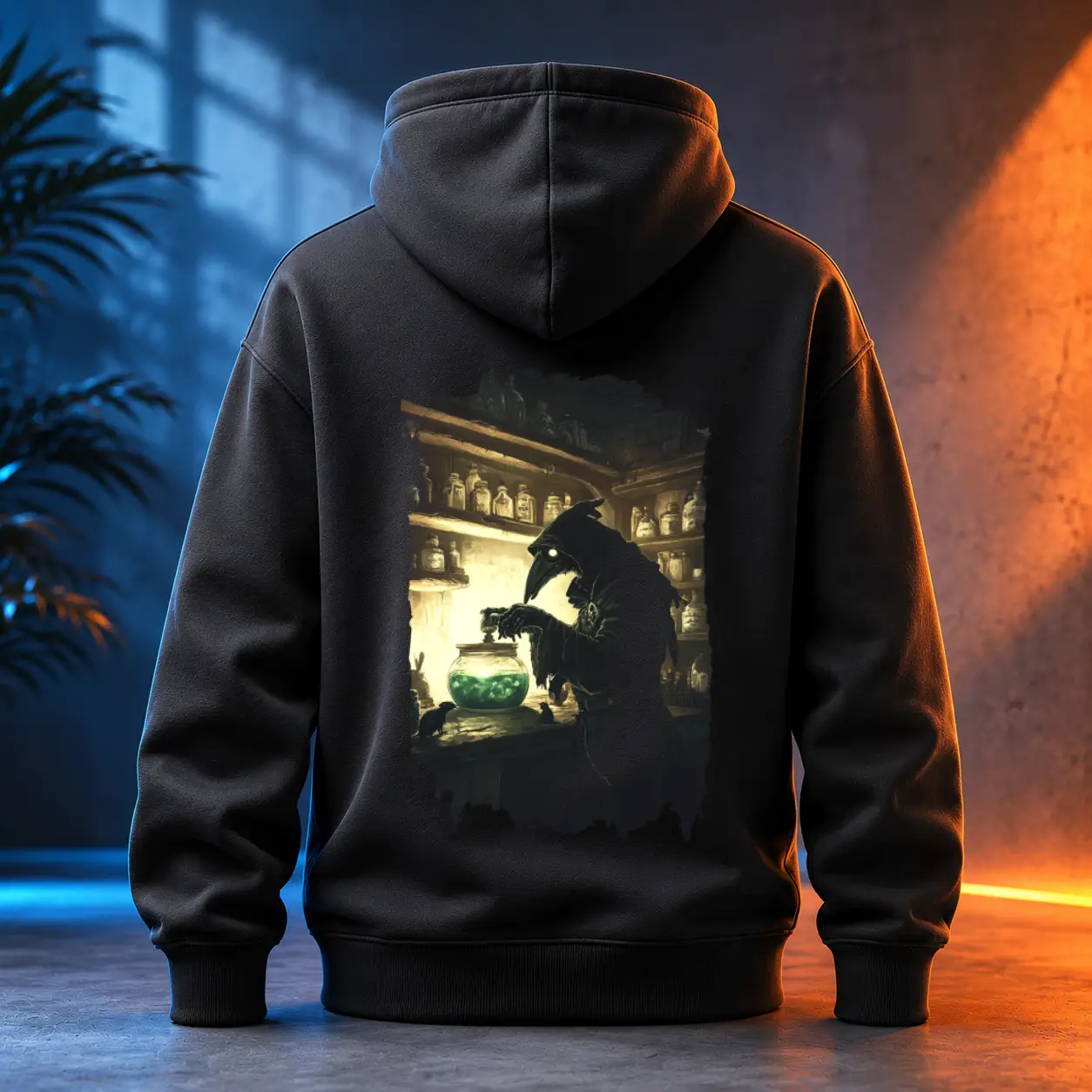 Unisex mikina - Smrtící Diagnóza – Plague Doctor - Morový Doktor
