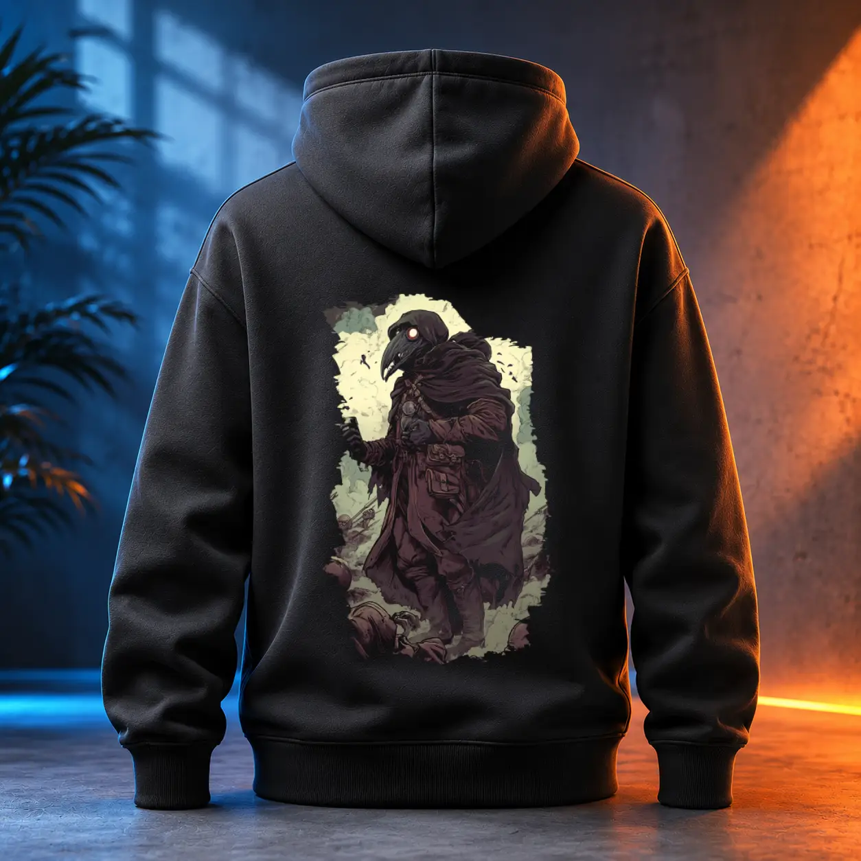 Unisex mikina - Svědek Apokalypsy – Plague Doctor - Morový Doktor