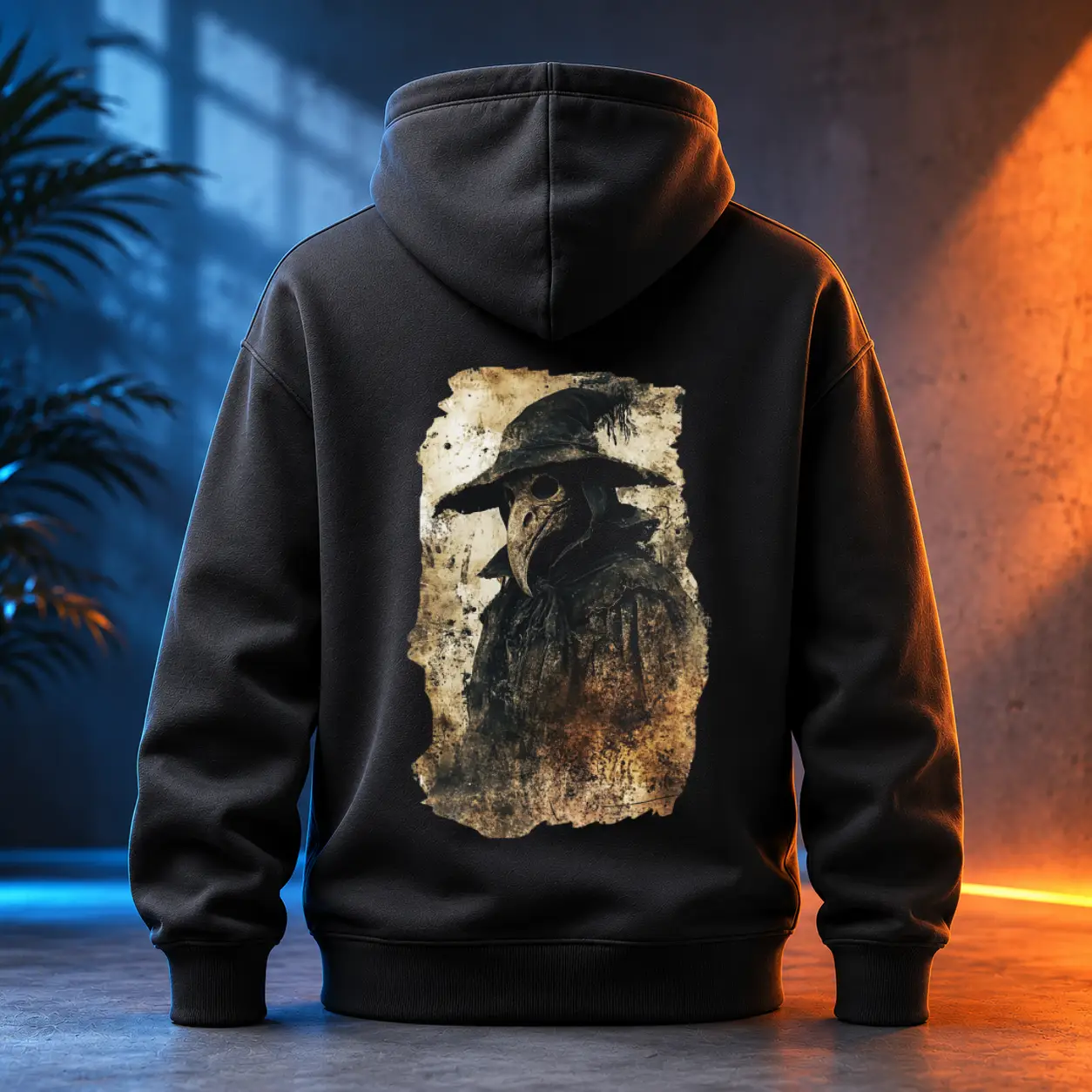 Unisex mikina - Ticho před Pohromou – Plague Doctor - Morový Doktor