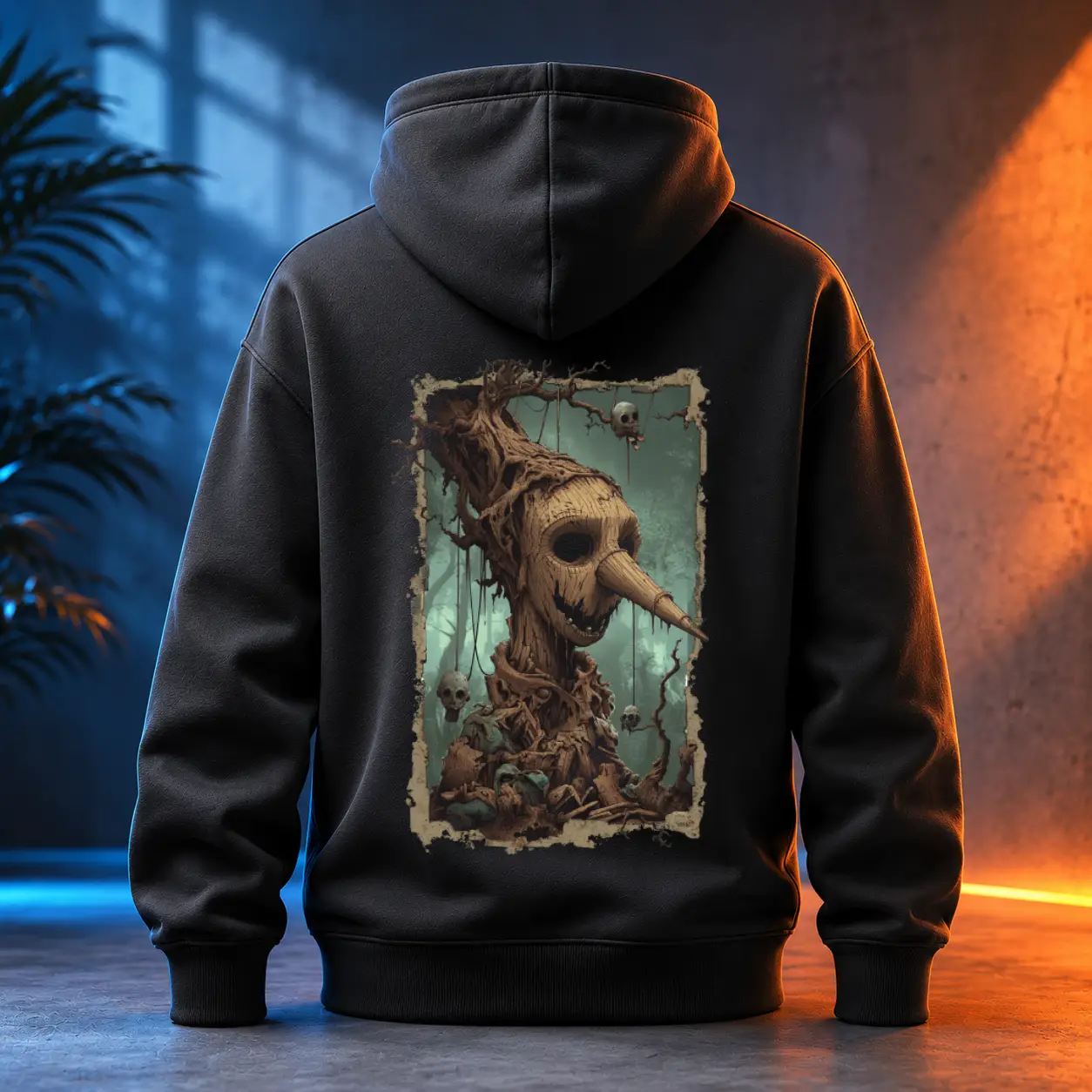 Unisex mikina - Pinocchio – Oživlý Stín