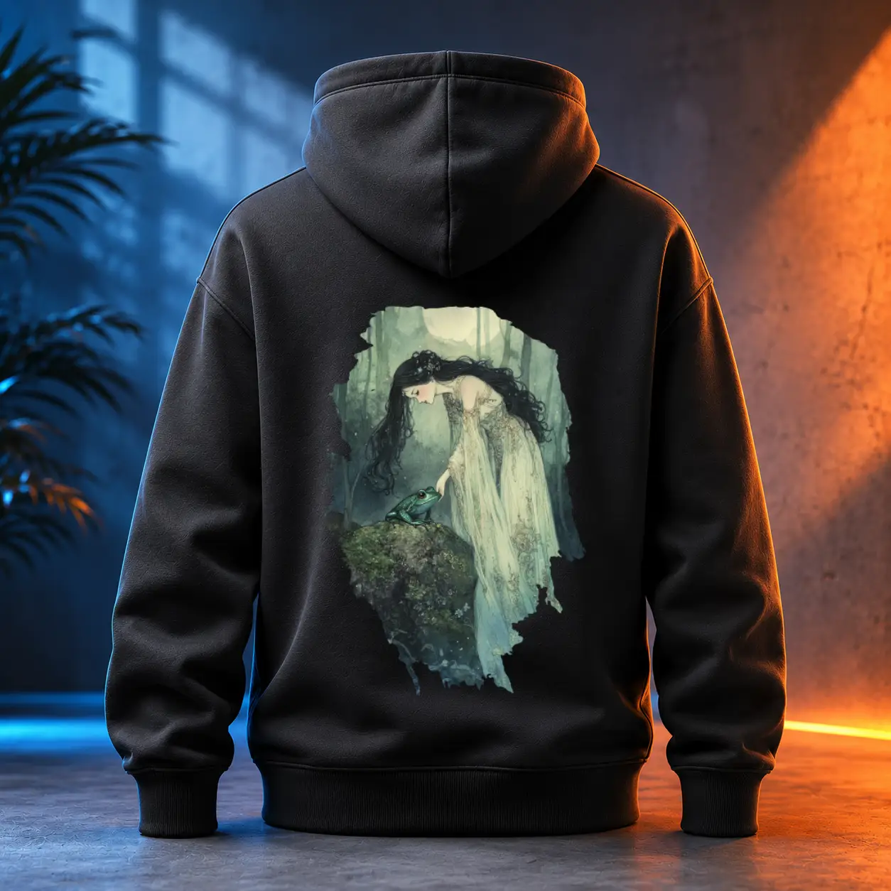 Unisex mikina - Žabí Princ – Zelený Démon