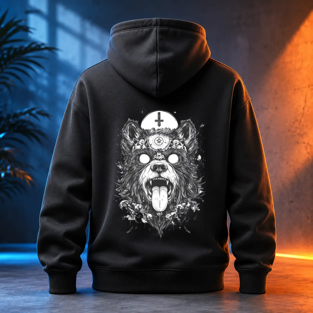 Unisex mikina - Medvěd Krve - Démonický bestiář