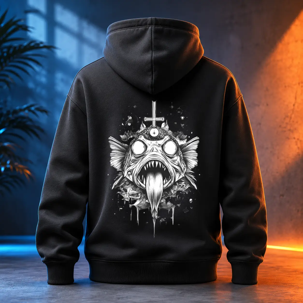 Unisex mikina - Piranja Zkázy - Démonický bestiář