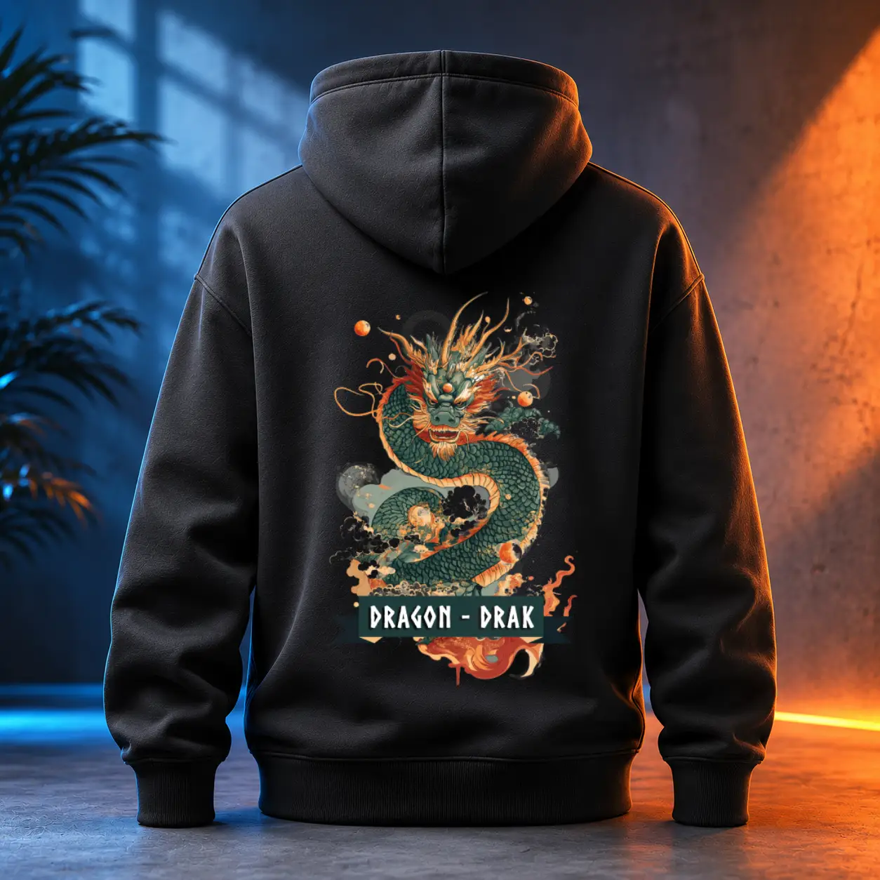 Unisex mikina - Drak - Čínský zvěrokruh