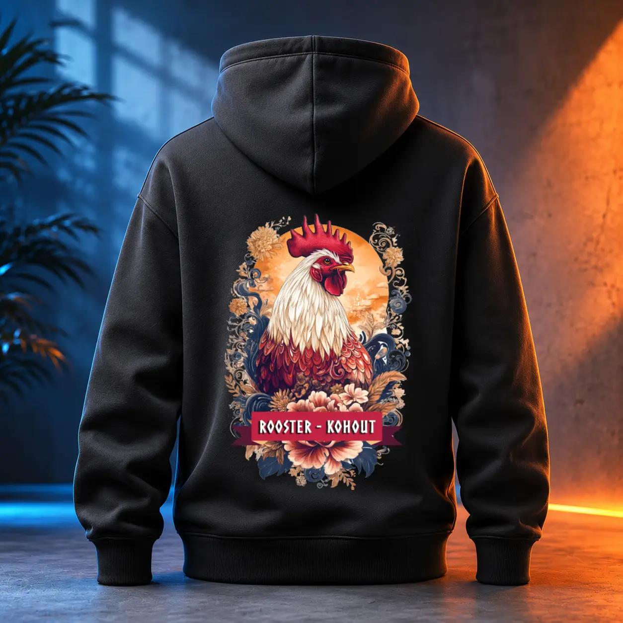 Unisex mikina - Kohout - Čínský zvěrokruh