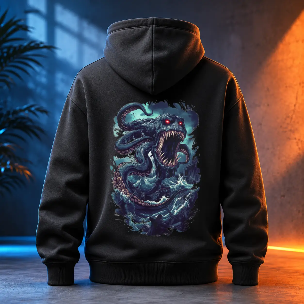Unisex mikina - Kraken - Chapadla pod lodí