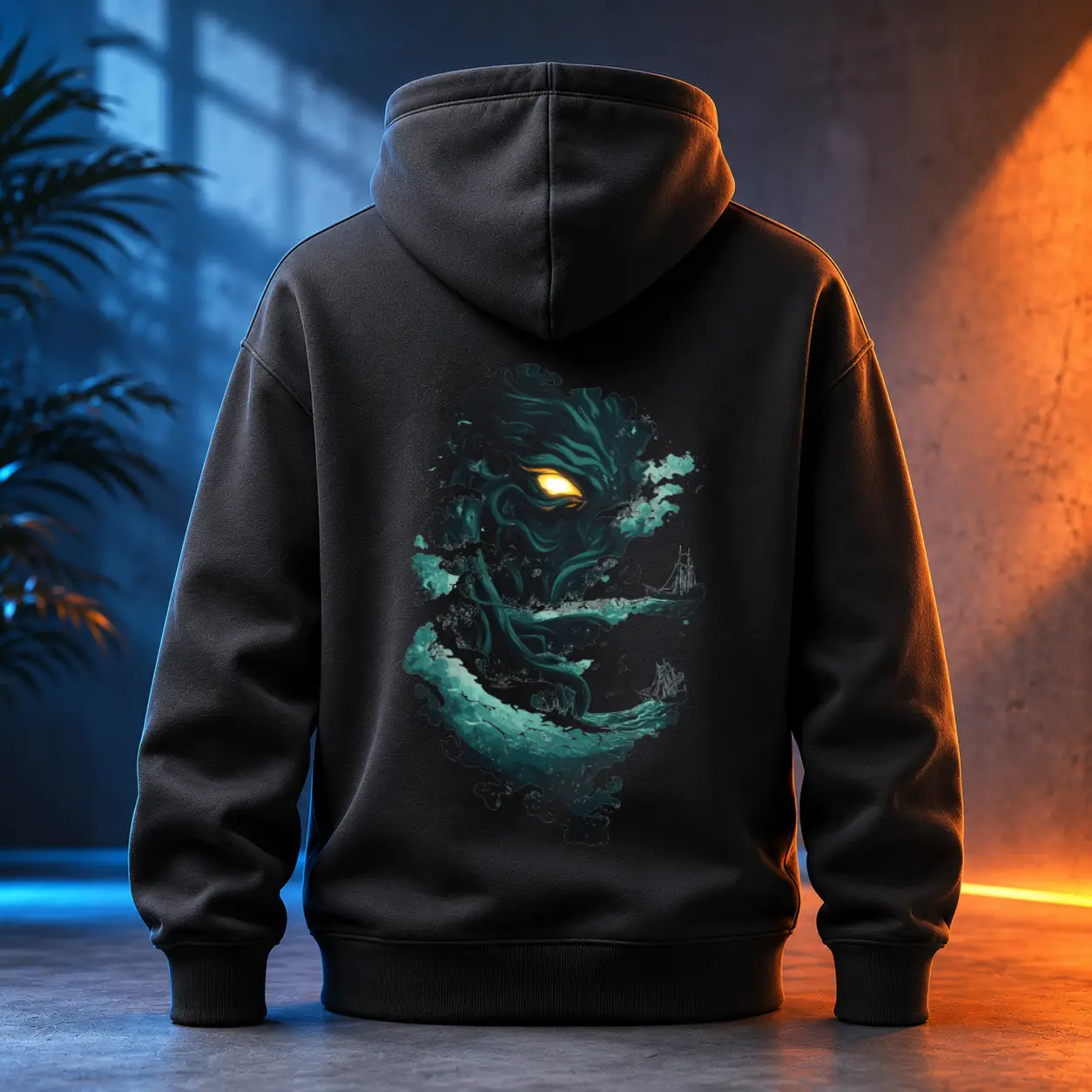 Unisex mikina - Kraken - Probouzení děsivého tvora