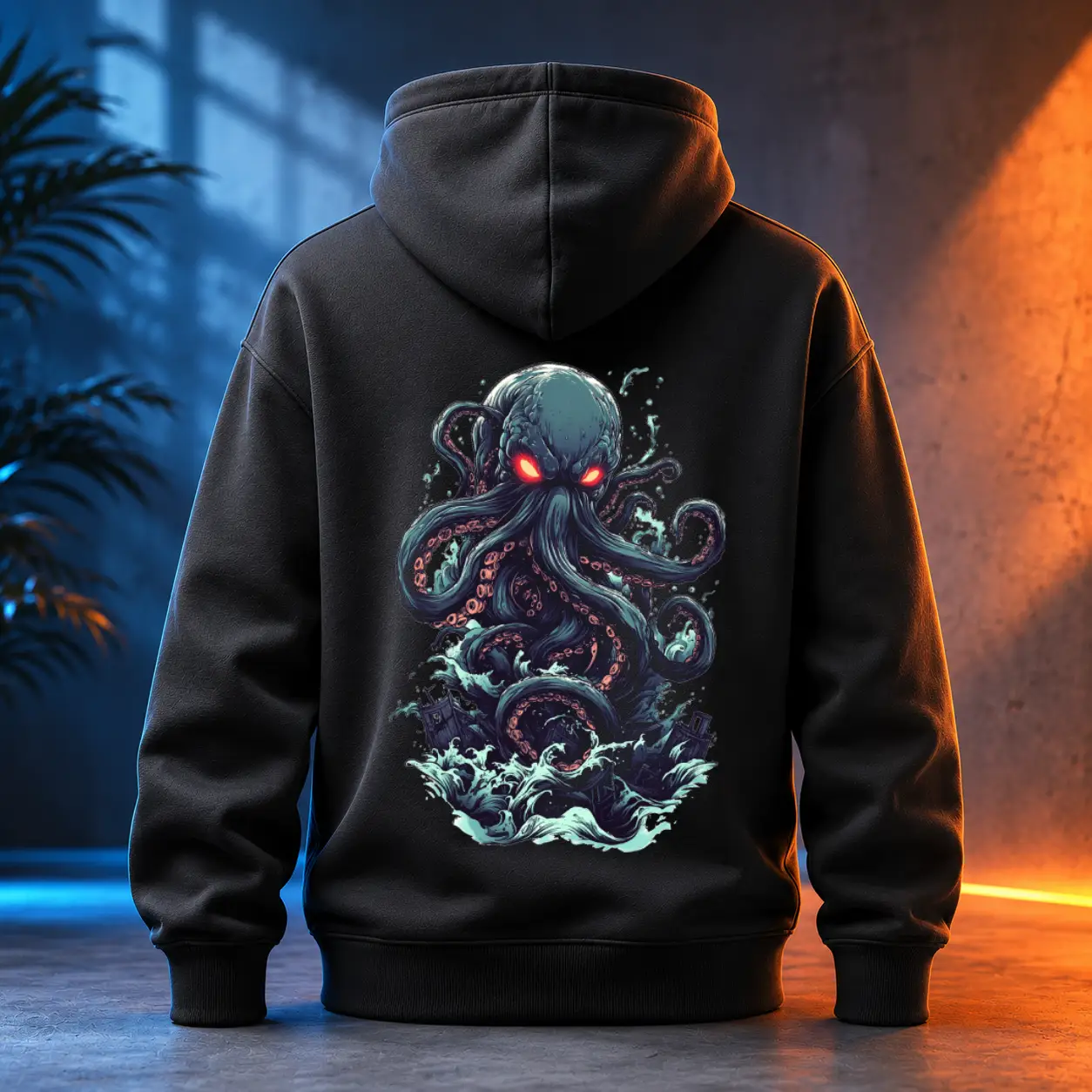 Unisex mikina - Kraken - Temné vody spí