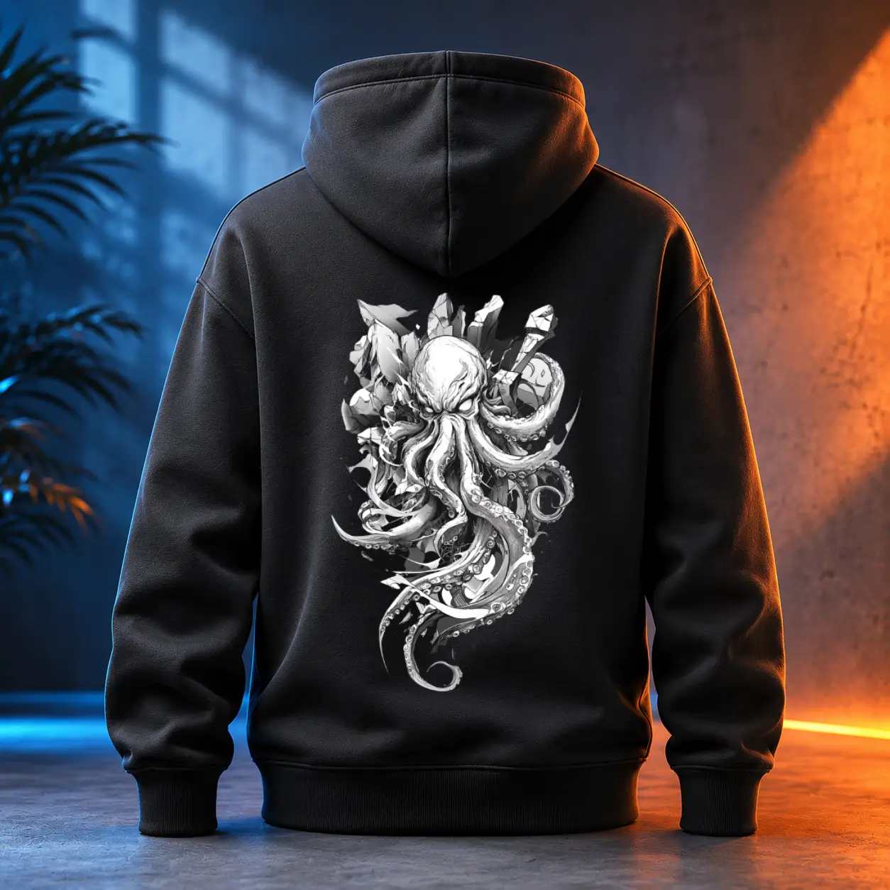 Unisex mikina - Kraken - Z hlubin temného moře