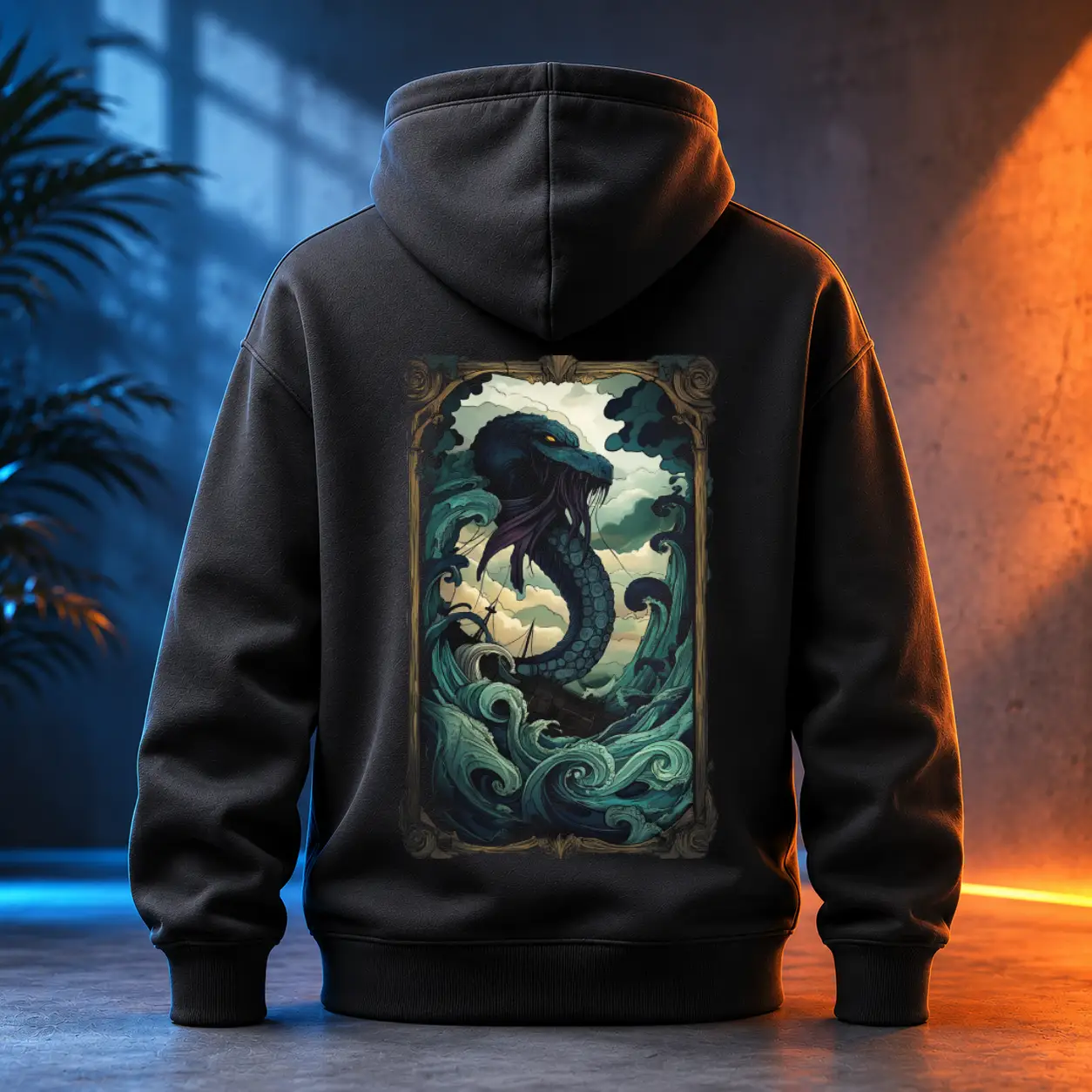 Unisex mikina - Kraken - Zkáza připlouvá