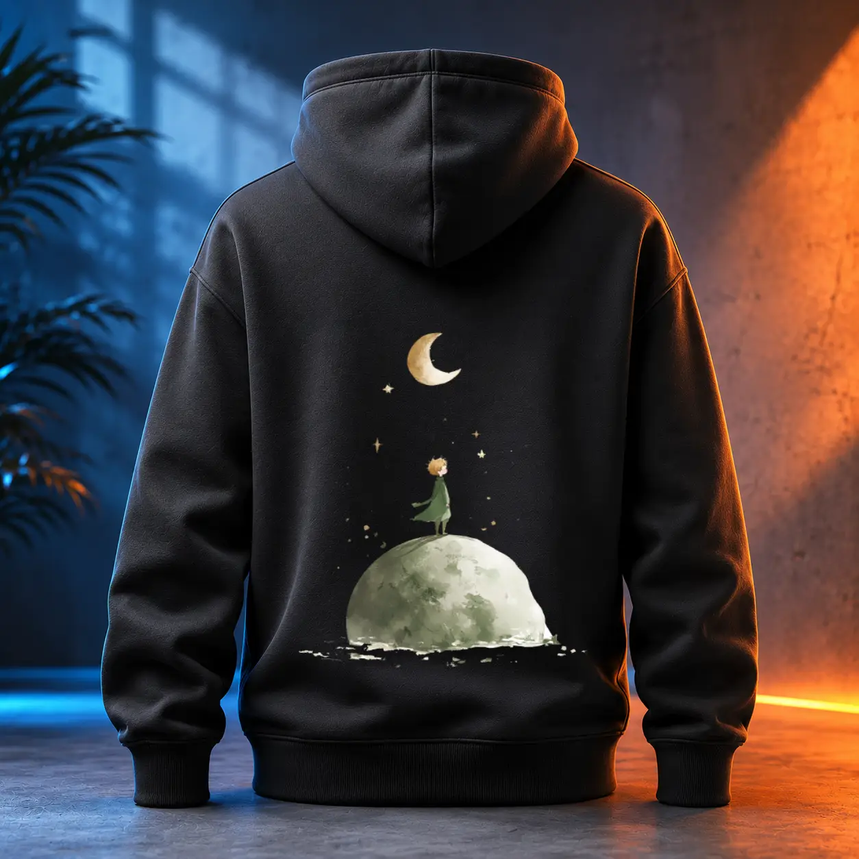 Unisex mikina - Cesta mezi hvězdami - Malý princ - Le petit prince